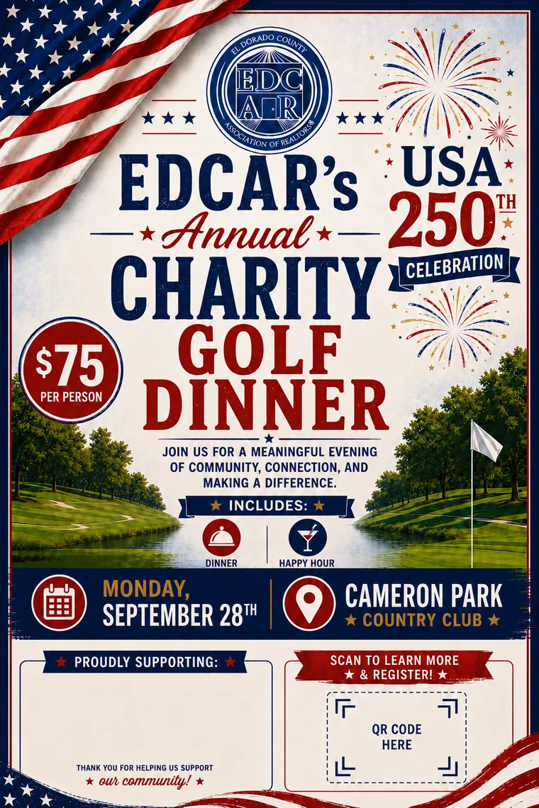 EDCAR charity dinner flyer preview